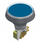 Preview: Leuchttaster rund 61 mm blau