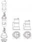 Preview: Toplight Tower 3 fach rt/ws Chrom