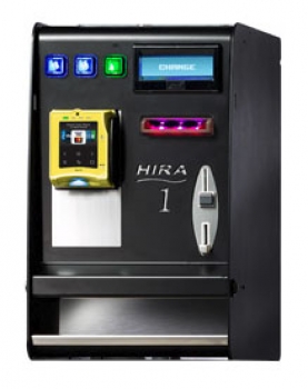 Currency exchange and token vending machine CM1 changes banknotes & coins & cashless to coins or tokens