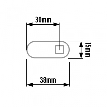 Venia Sicherheits Schloß Serie 25 Stück, mit 5 Zylinderschlüssel KA, Länge 22,3 mm - 7/8"