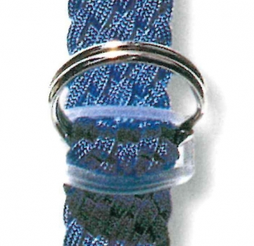 Spaltring aus Stahl für Perlonarmbänder