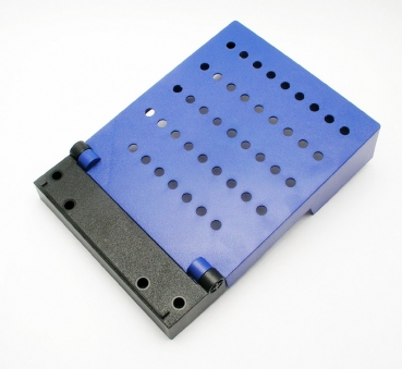 Deckel mit Schaniere Münzzählmaschine Mod.6, 7 Kunststoff blau