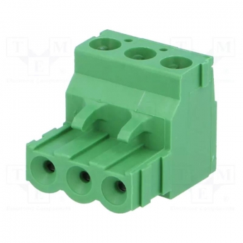 Stecker3 polig mit Klemmleiste