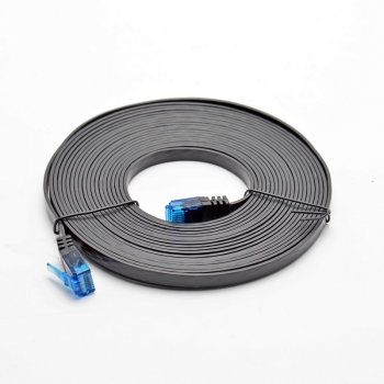 Patchkabel U/UTP 5e Line CCA PVC schwarz 5m 30AWG