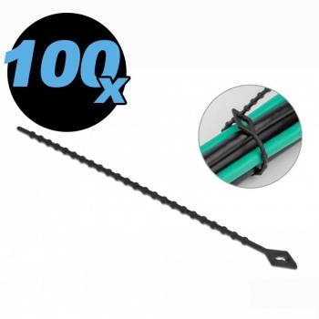 Kabelbinder Blitzbinder wiederverwendbar L 120 x B 3,6 mm