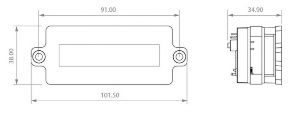 LCD Display für elektronische Münzprüfer