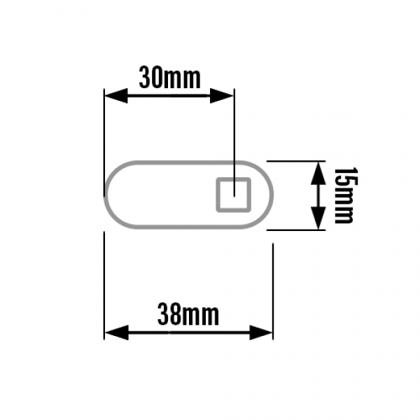Venia Sicherheits Schloß Serie 25 Stück, mit 5 Zylinderschlüssel KA, Länge 22,3 mm - 7/8"