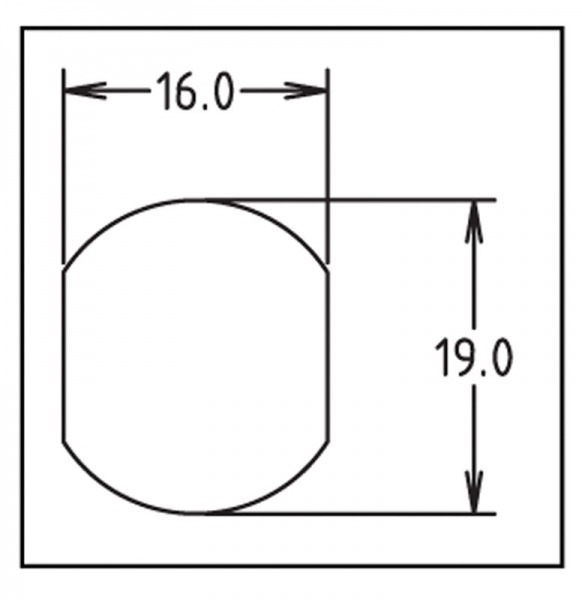 Venia Sicherheits Schloß Serie 25 Stück, mit 5 Zylinderschlüssel KA, Länge 22,3 mm - 7/8"