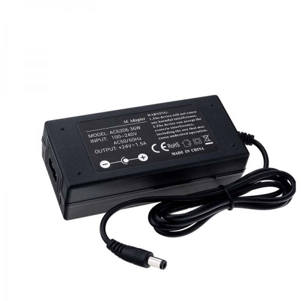 Netzteil mit Stecker 36W 24V DC