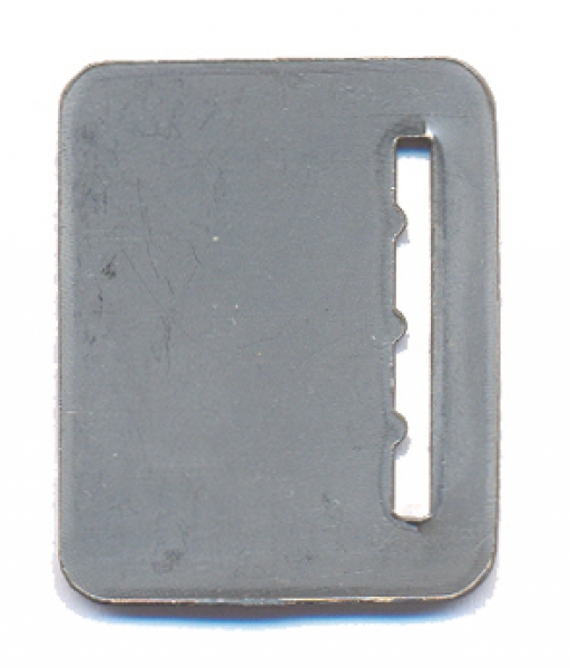 Einwurf Metall FB/A10 28,5x35,5mm Profil Jeton A10