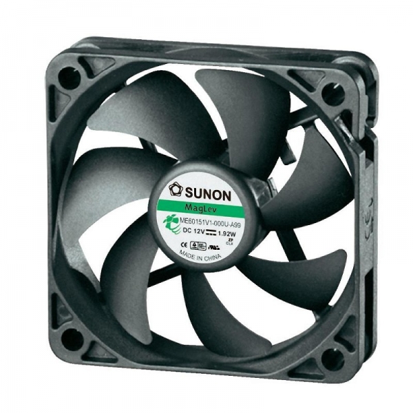 Lüfter DC 12VDC 60x60x15mm 42.84m3/h 36.2dBA Vapo 28AWG