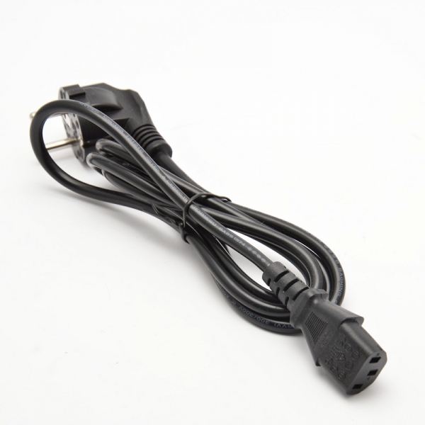 Netzkabel mit Winkel-Schuko-Stecker